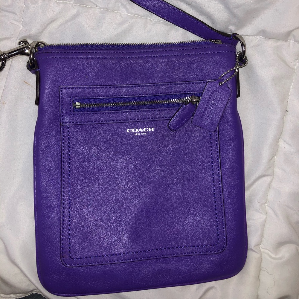 Coach purple crossbody